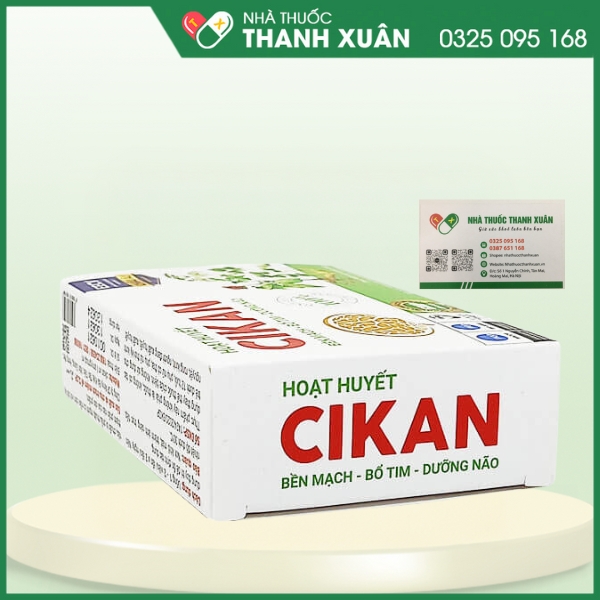 Hoạt huyết CIKAN - Hỗ trợ bổ huyết, hoạt huyết